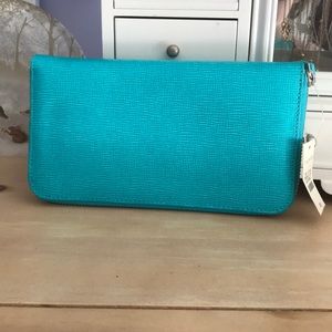 TALBOTS blue wallet